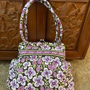 Vera Bradley kiss lock purse
